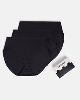 SPANXsmooth™ Fit-To-You Supima® Cotton Brief 3-Pack | Very Black